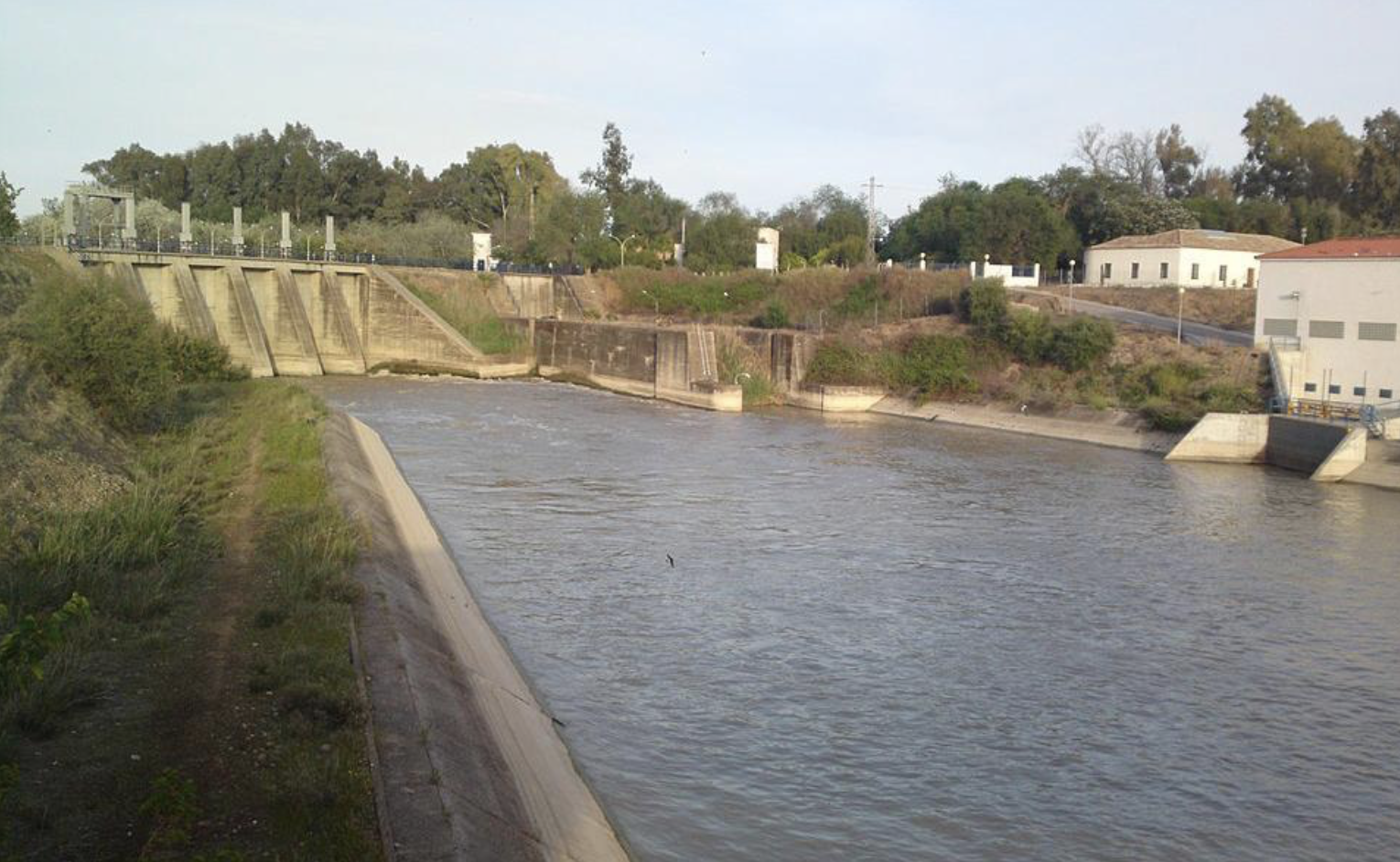 Canal del Bajo Guadalquivir en Carmona.