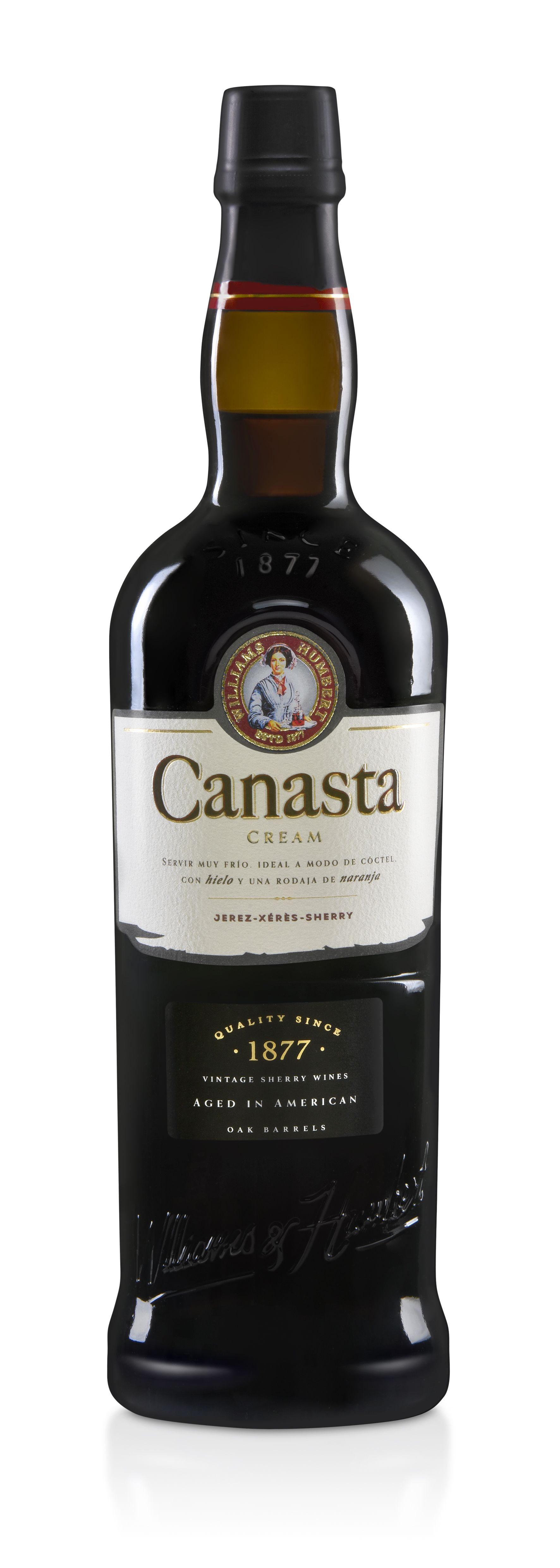 La  nueva presentación de la botella de Canasta. 