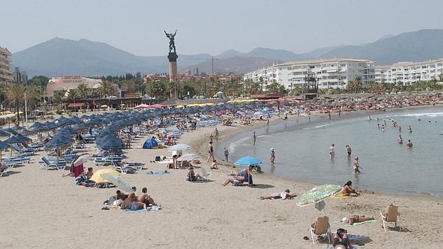Playa de Puerto Banús en Marbella. Foto: Diputación de Málaga