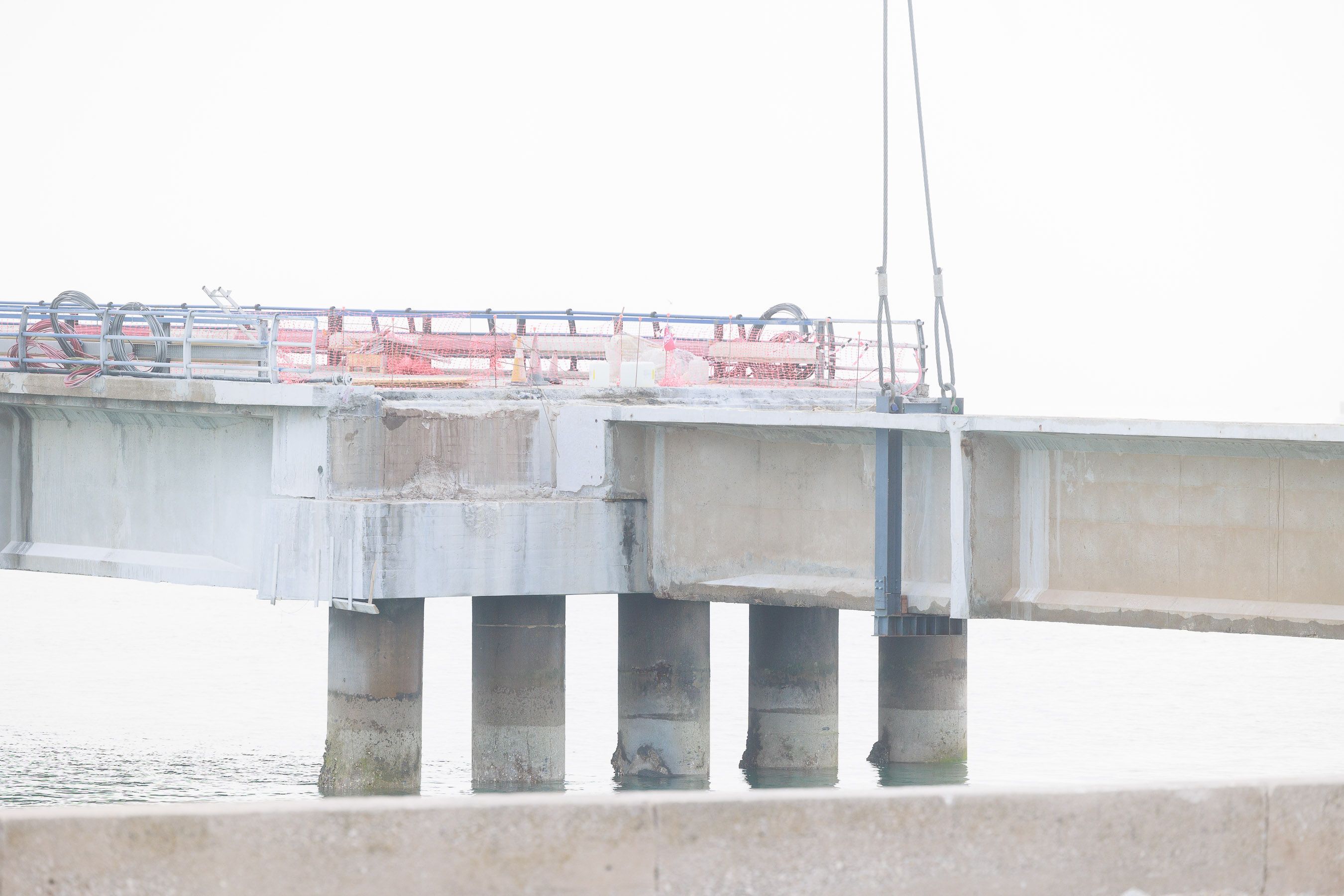 Un mes de obras en el  puente Carranza en Cádiz