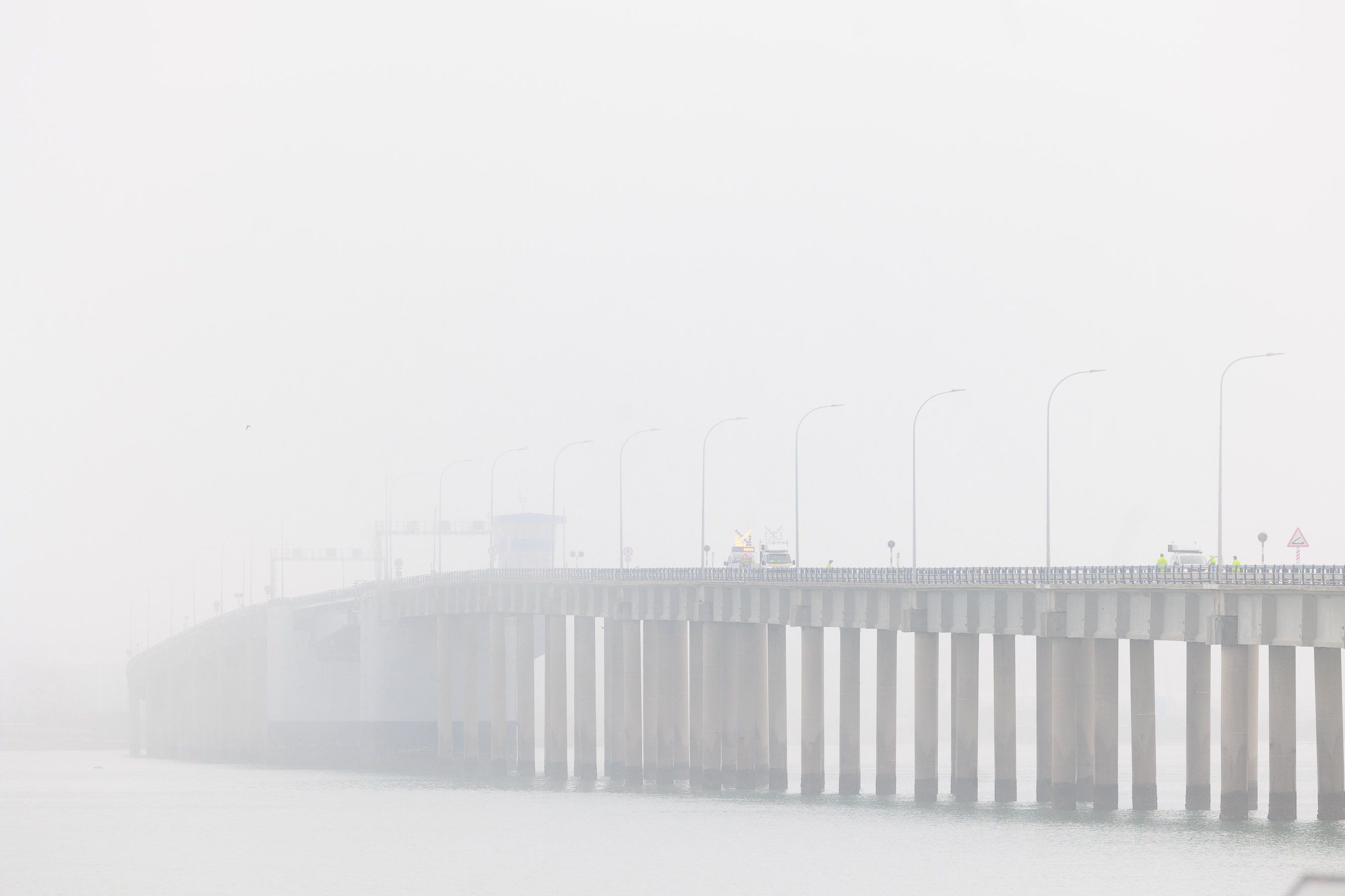 Un mes de obras en el  puente Carranza en Cádiz