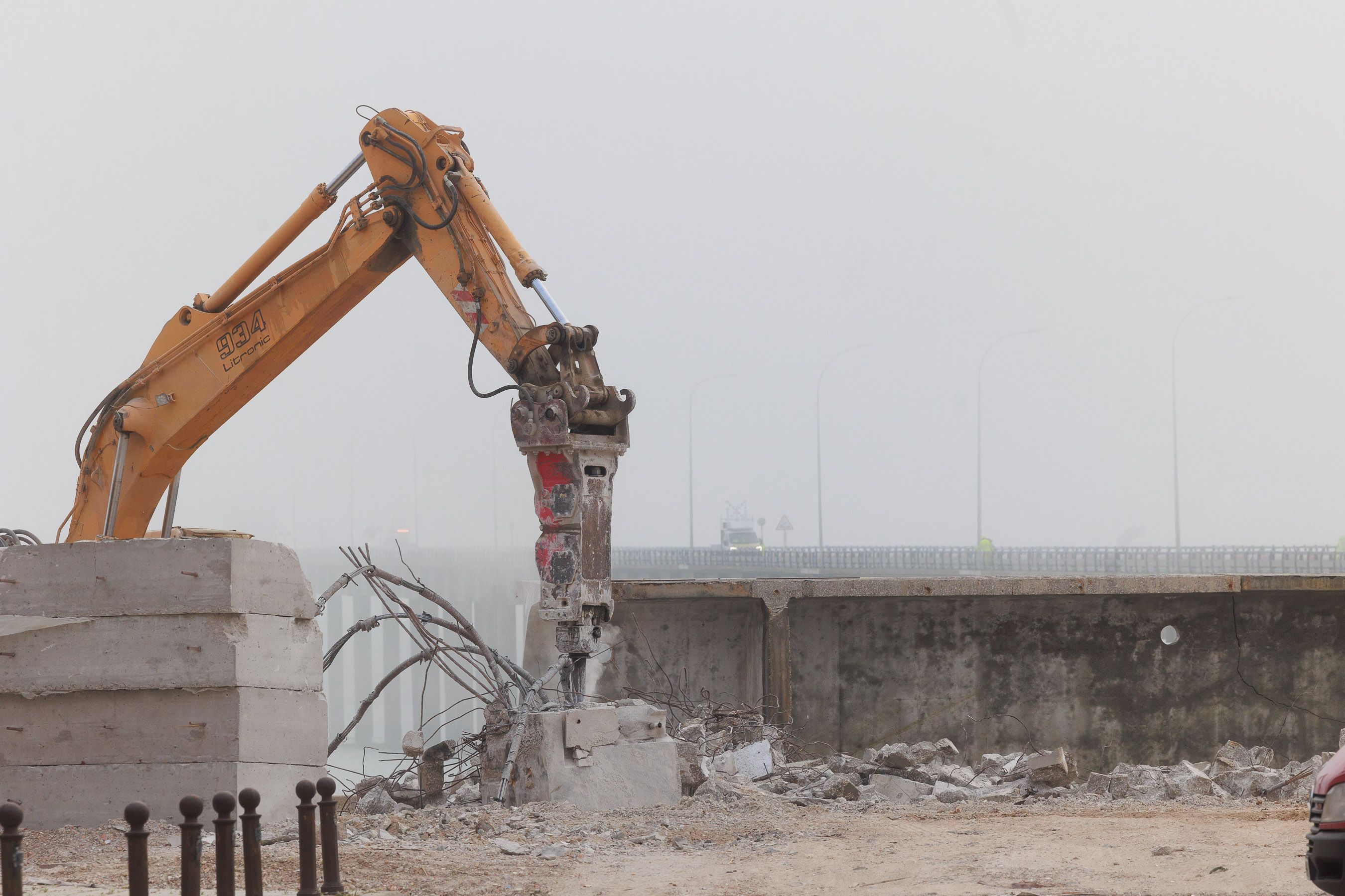 Un mes de obras en el  puente Carranza en Cádiz