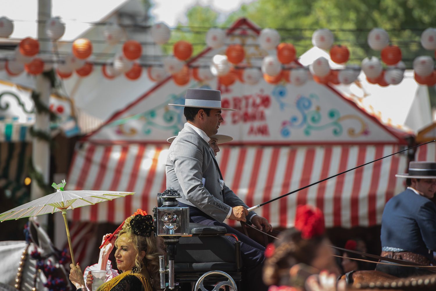 Las imágenes del miércoles en la Feria de Sevilla.