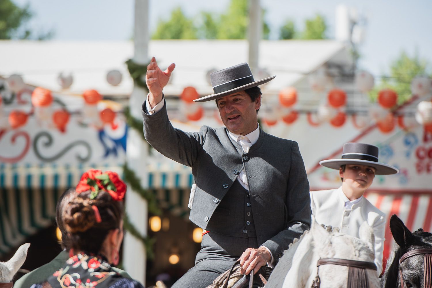 Las imágenes del miércoles en la Feria de Sevilla.