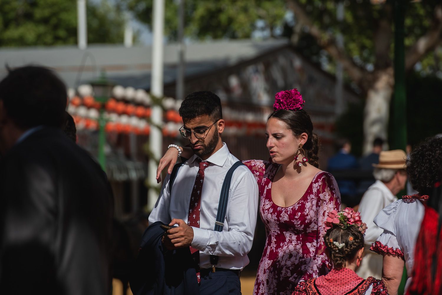 Las imágenes del miércoles en la Feria de Sevilla.