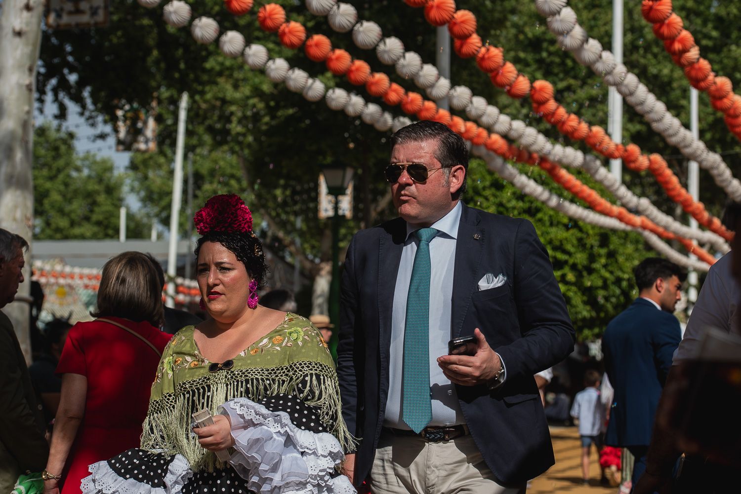 Las imágenes del miércoles en la Feria de Sevilla.