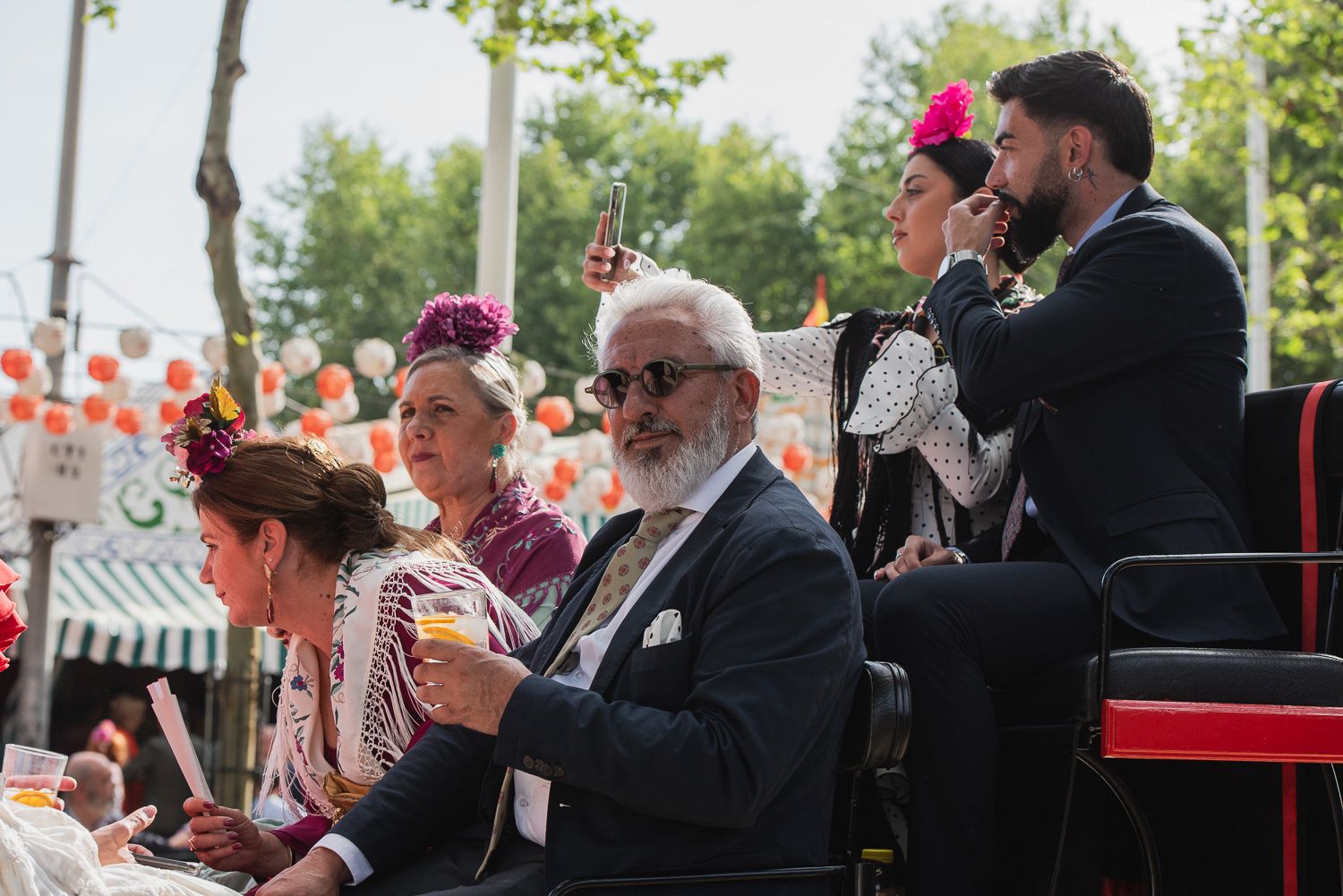 Las imágenes del miércoles en la Feria de Sevilla.