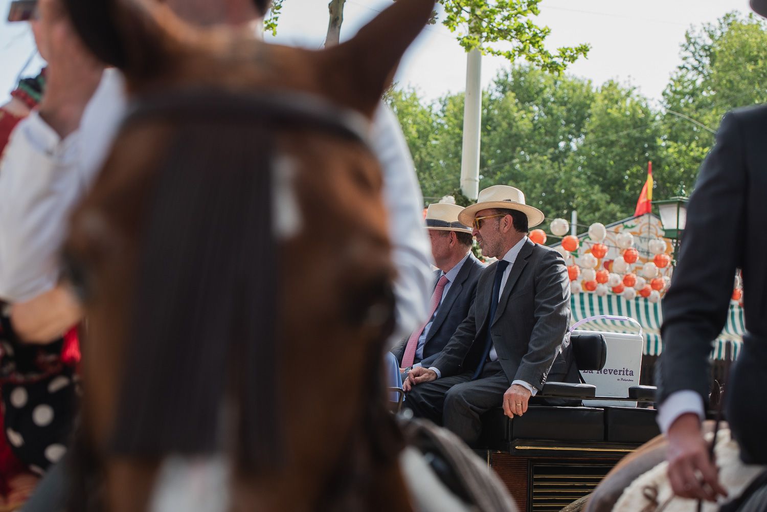 Las imágenes del miércoles en la Feria de Sevilla.