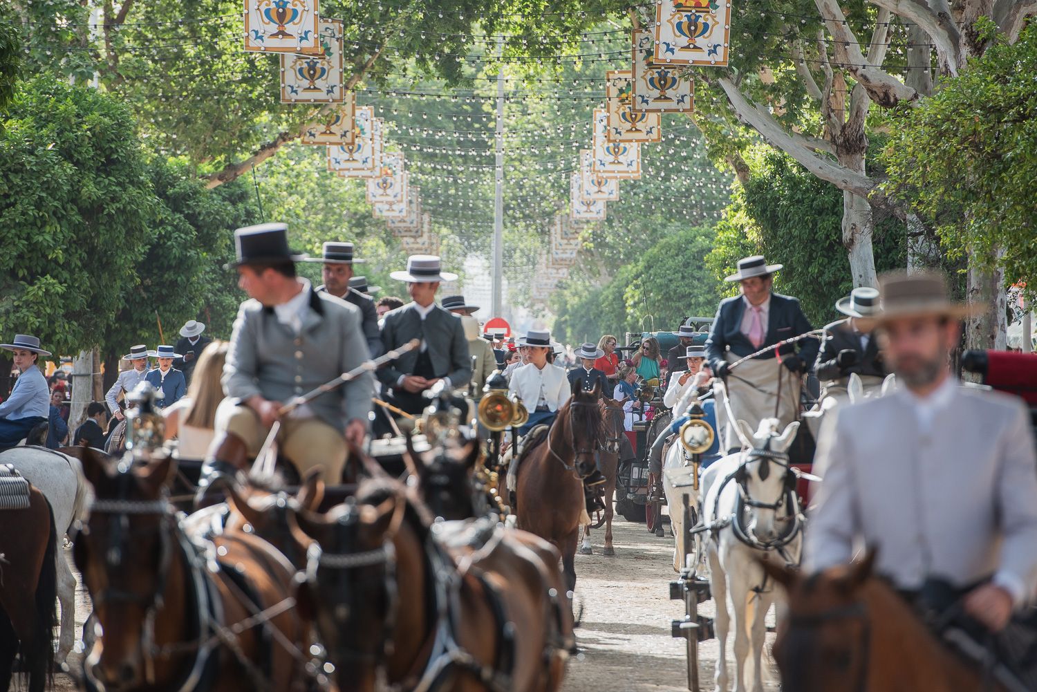 Las imágenes del miércoles en la Feria de Sevilla.