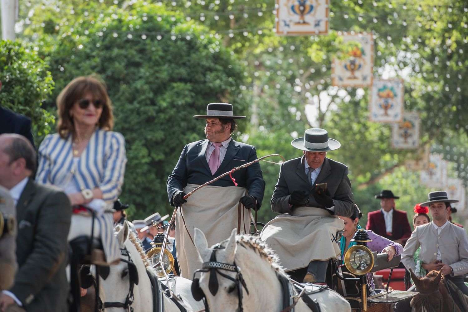 Las imágenes del miércoles en la Feria de Sevilla.