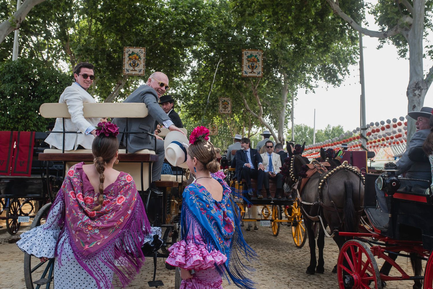 Las imágenes del miércoles en la Feria de Sevilla.