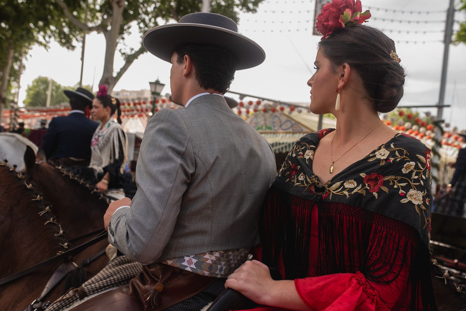 Las imágenes del miércoles en la Feria de Sevilla.