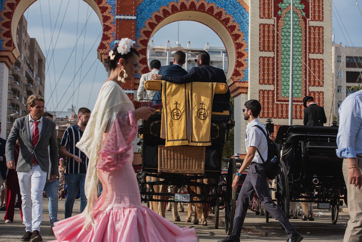 Las imágenes del miércoles en la Feria de Sevilla.