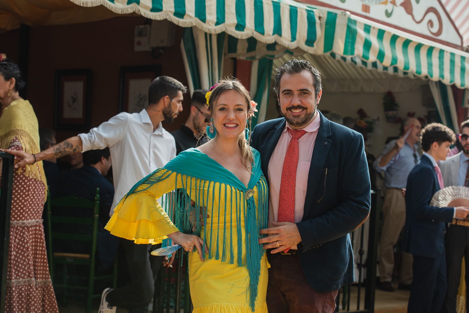 Las imágenes del miércoles en la Feria de Sevilla.