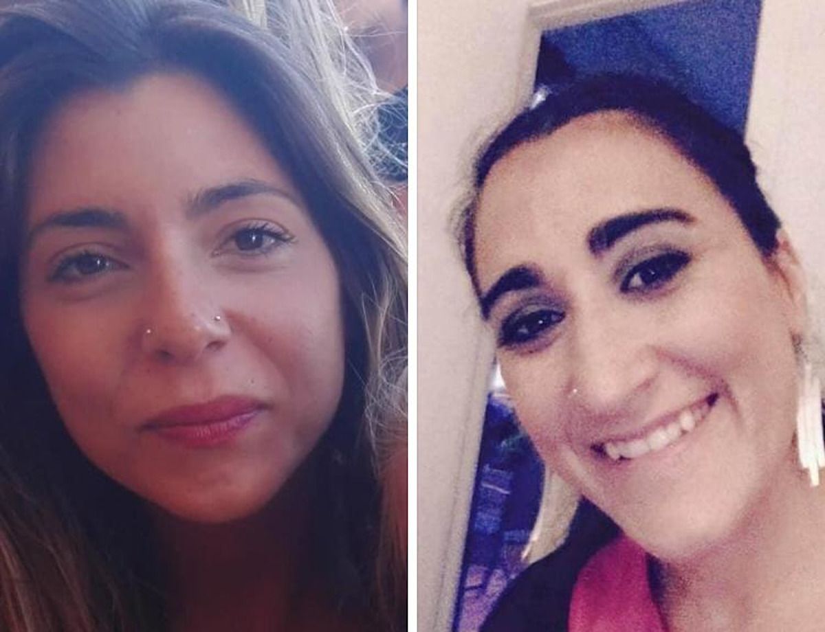 Sara Ojeda y Mariluz Morillo, víctimas mortales del incendio del transformador. 