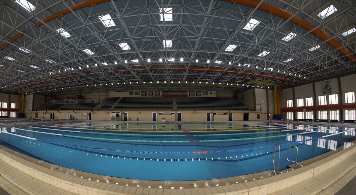 Piscina del Complejo Deportivo Ciudad de Cádiz. 
