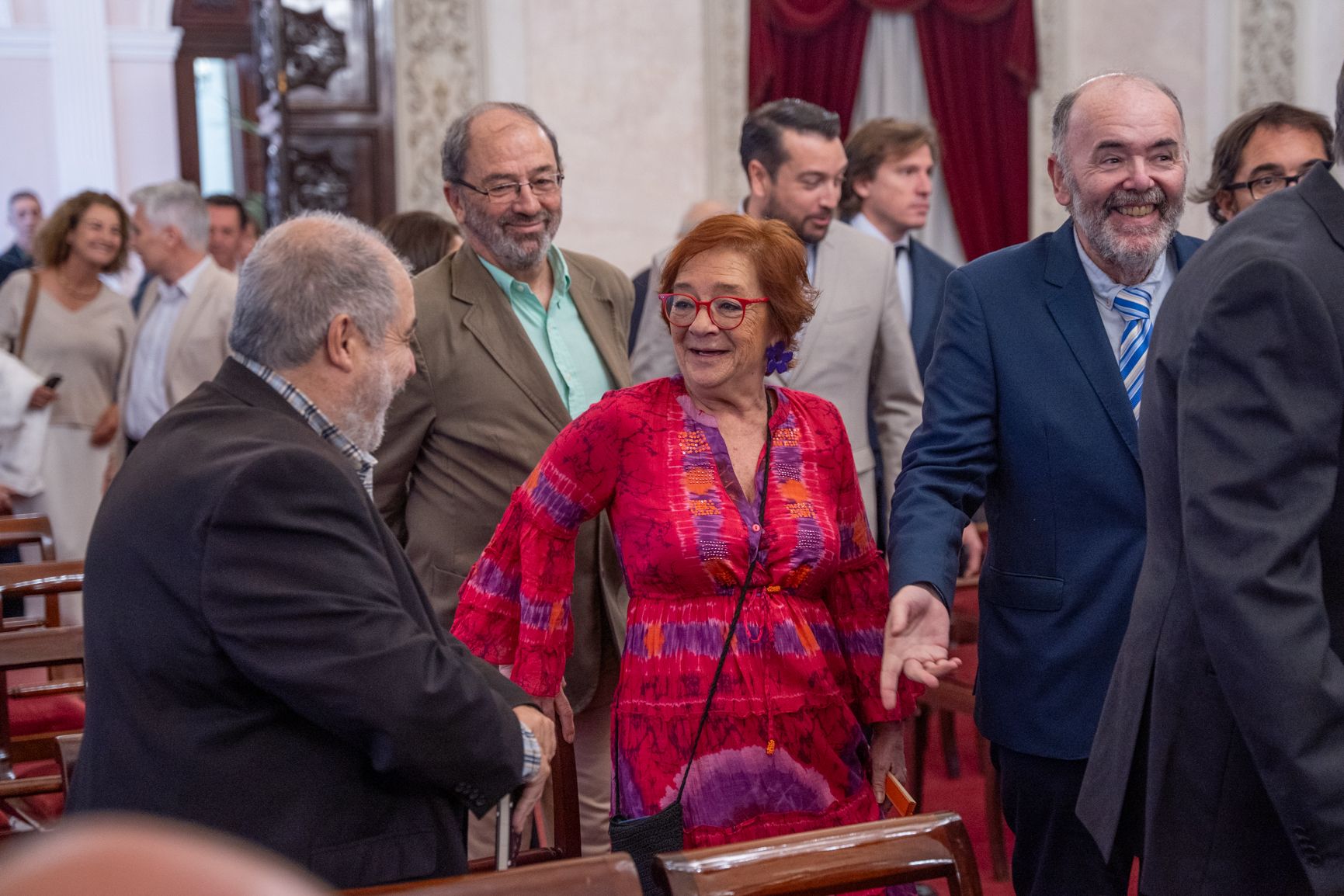 Antiguos concejales de Cádiz celebran el 45 ANV de la constitución de los ayuntamientos democráticos