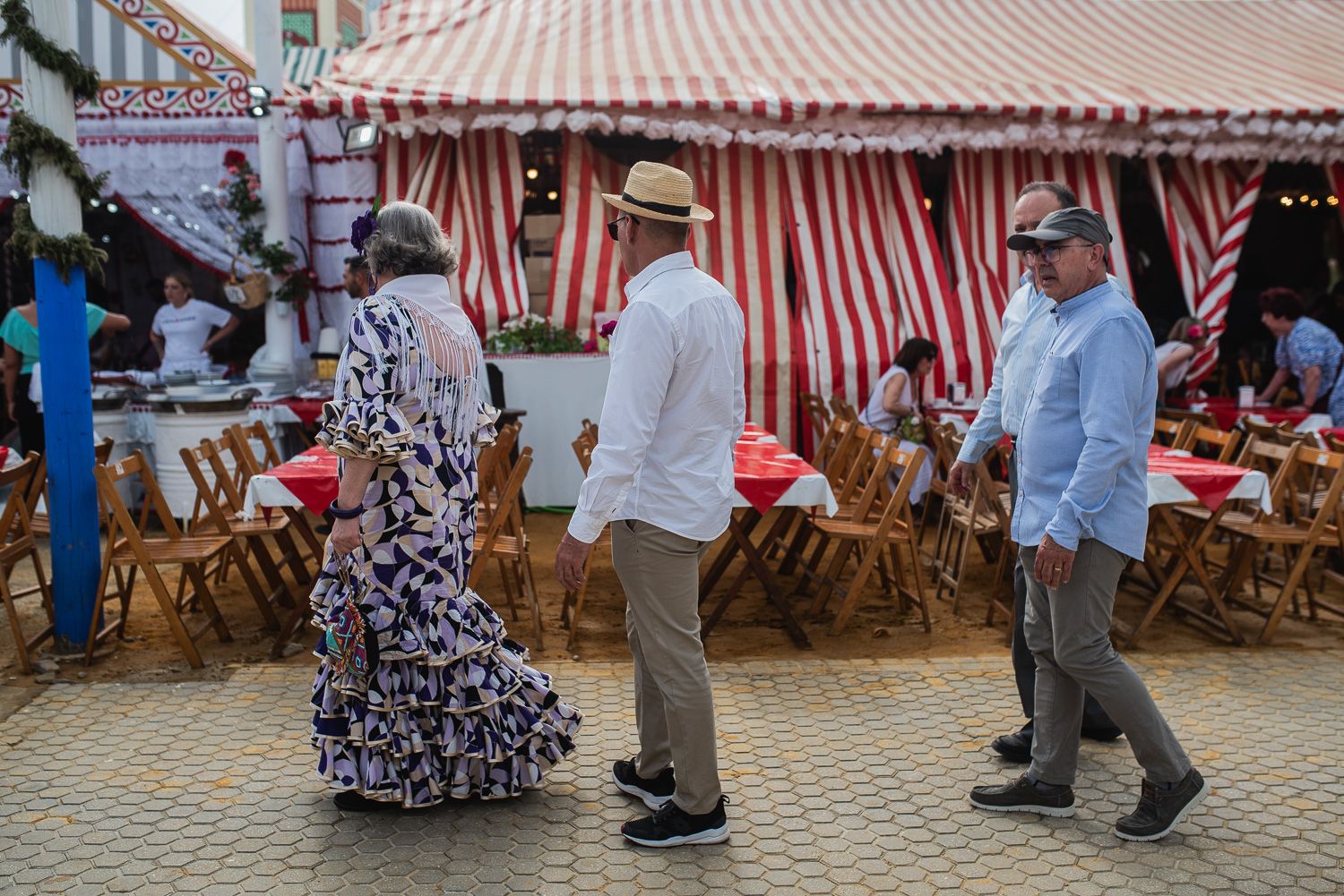 El viernes de la Feria de Sevilla.
