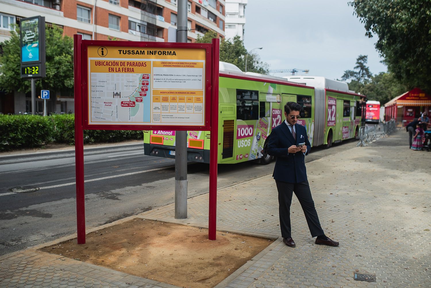 El viernes de la Feria de Sevilla.