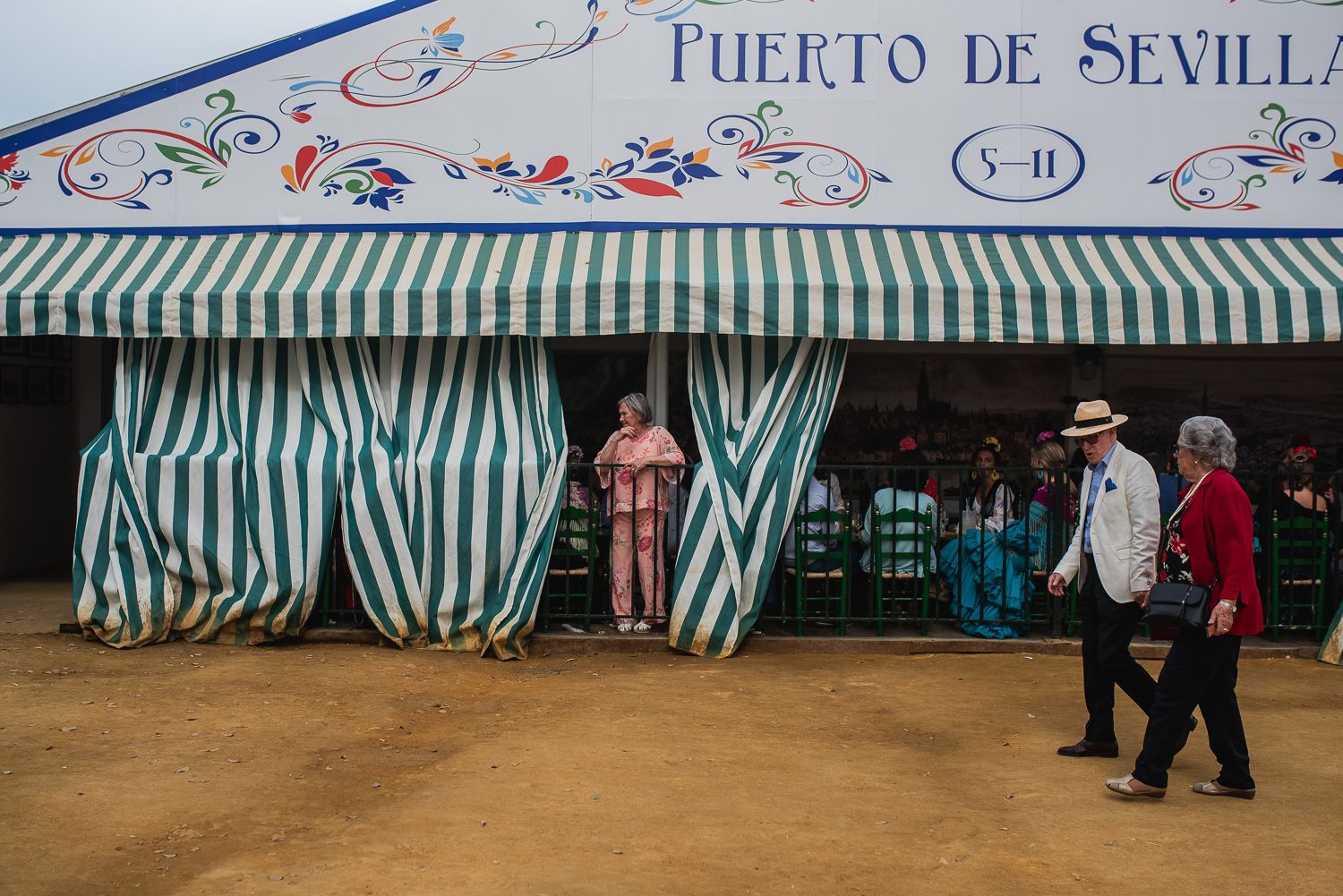 El viernes de la Feria de Sevilla.
