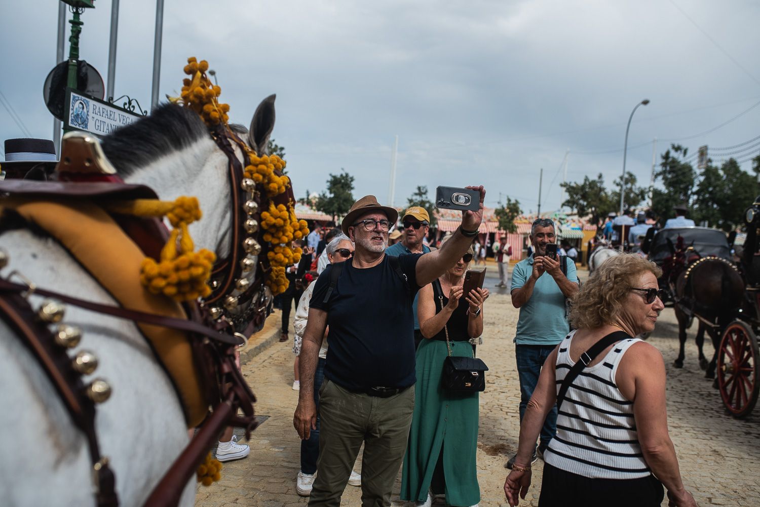 El viernes de la Feria de Sevilla.