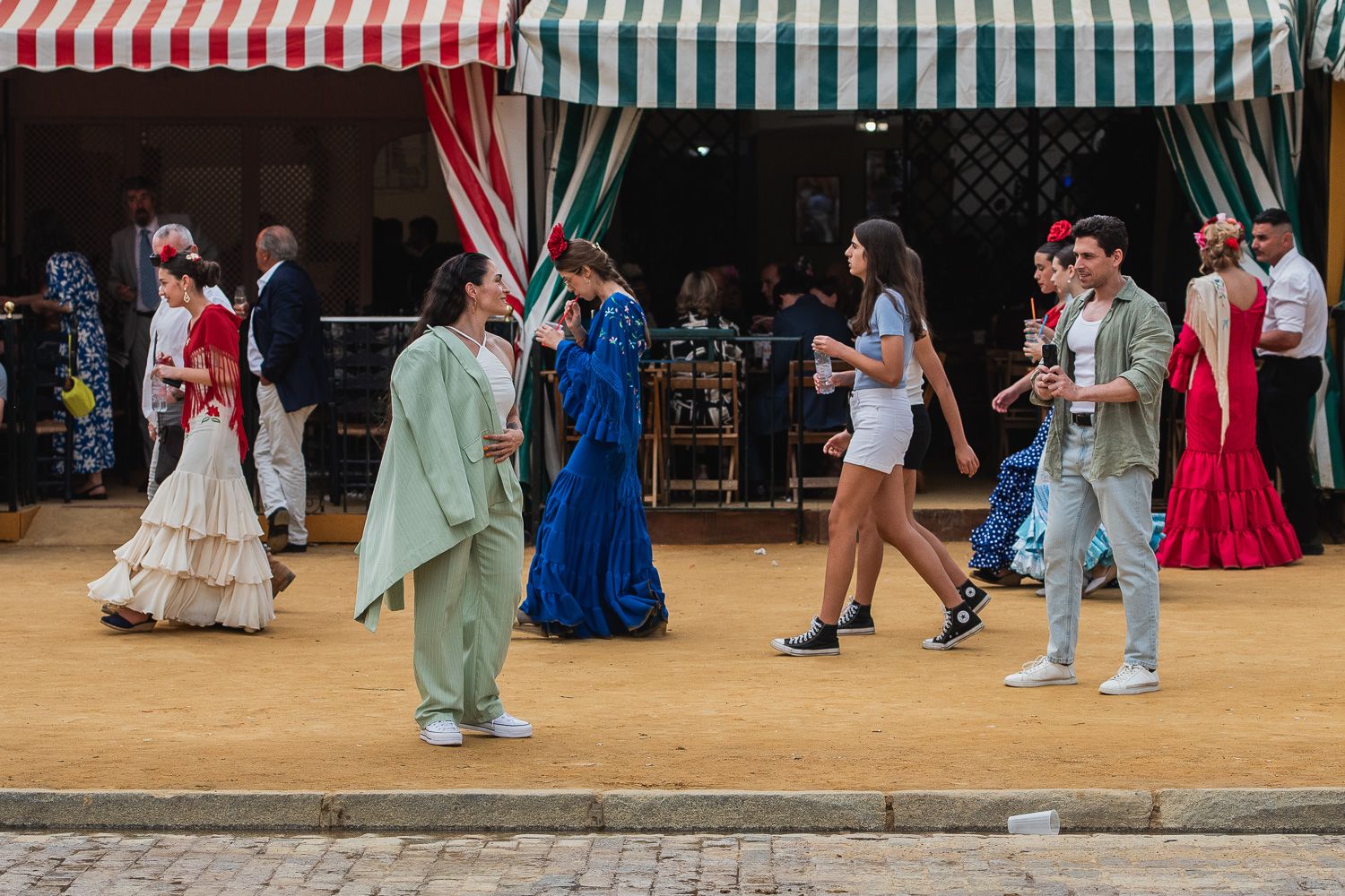 El viernes de la Feria de Sevilla.