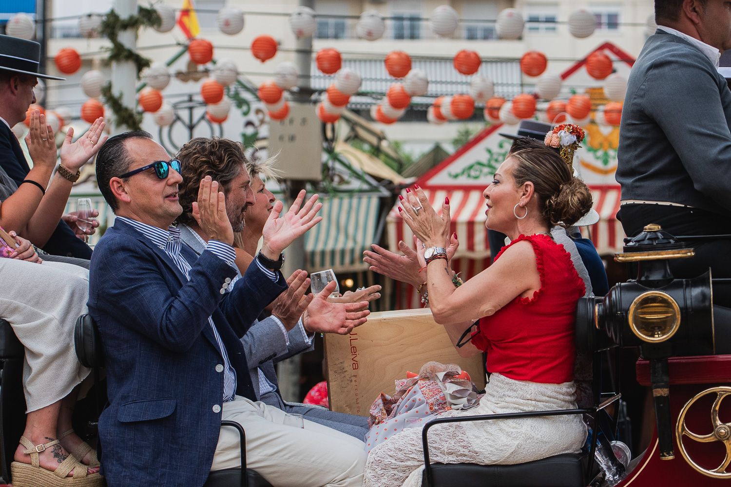 El viernes de la Feria de Sevilla.
