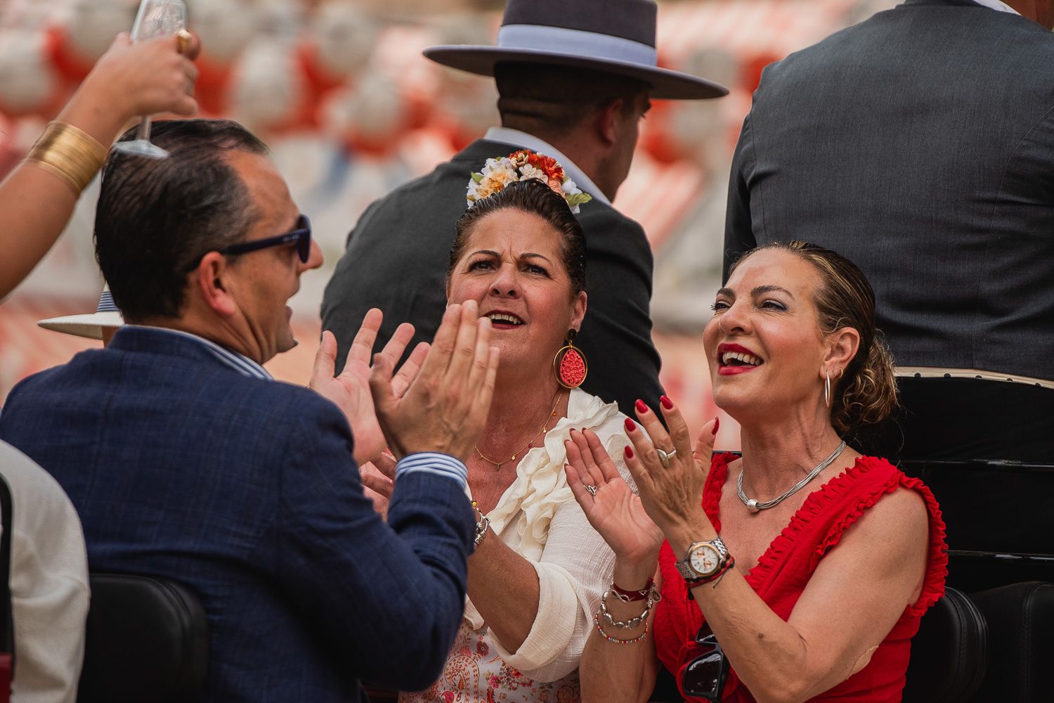 El viernes de la Feria de Sevilla.