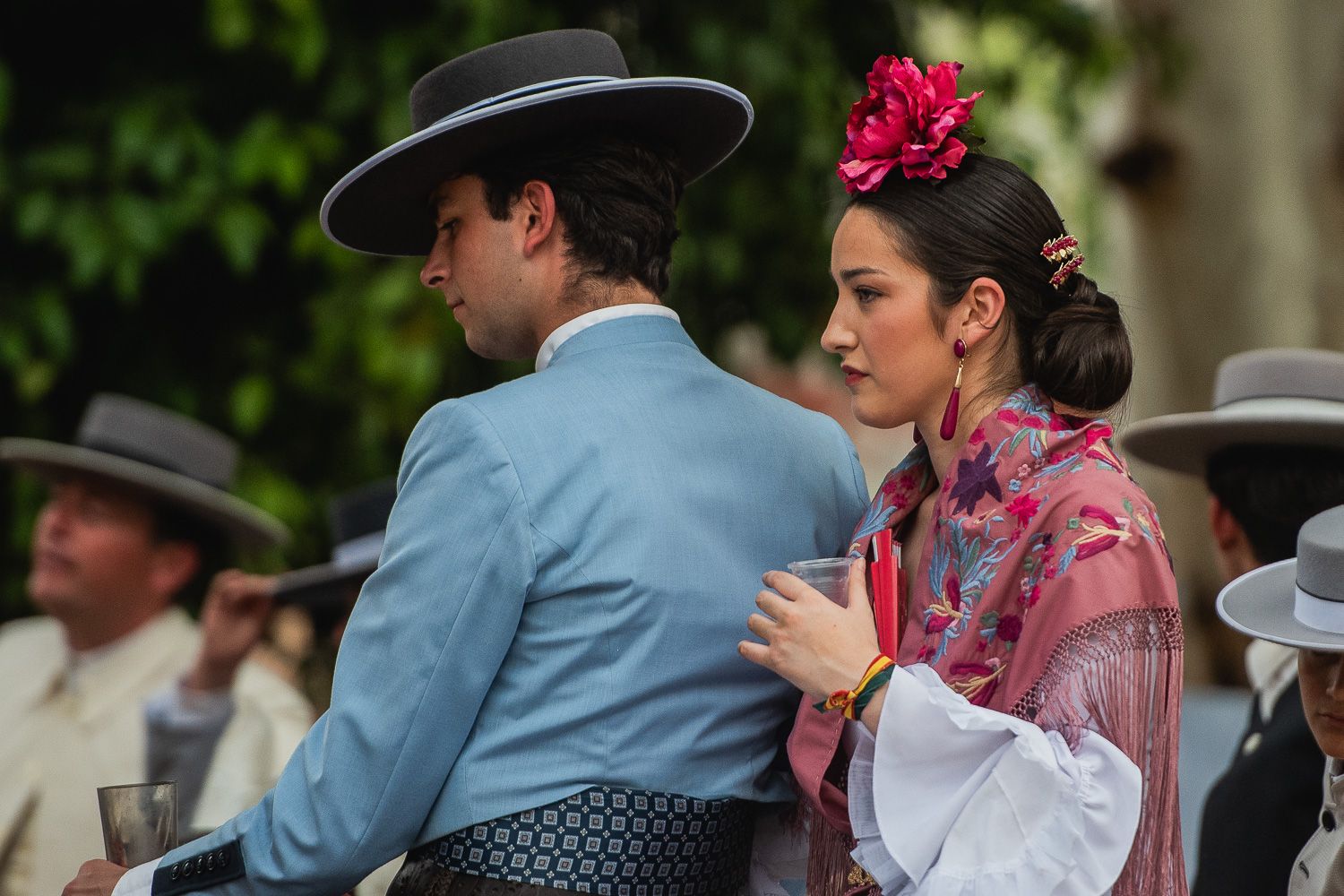 El viernes de la Feria de Sevilla.