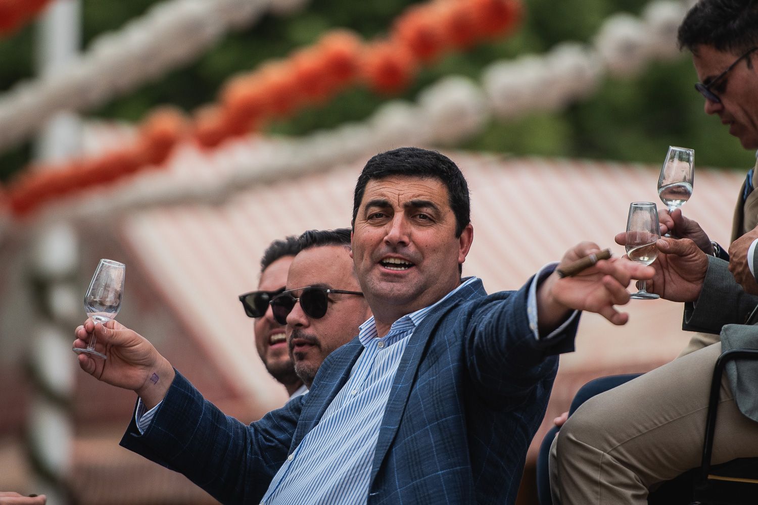 El viernes de la Feria de Sevilla.