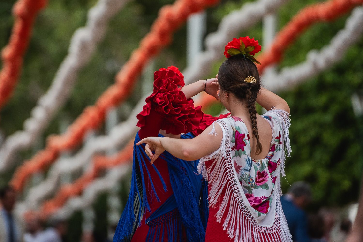 El viernes de la Feria de Sevilla.