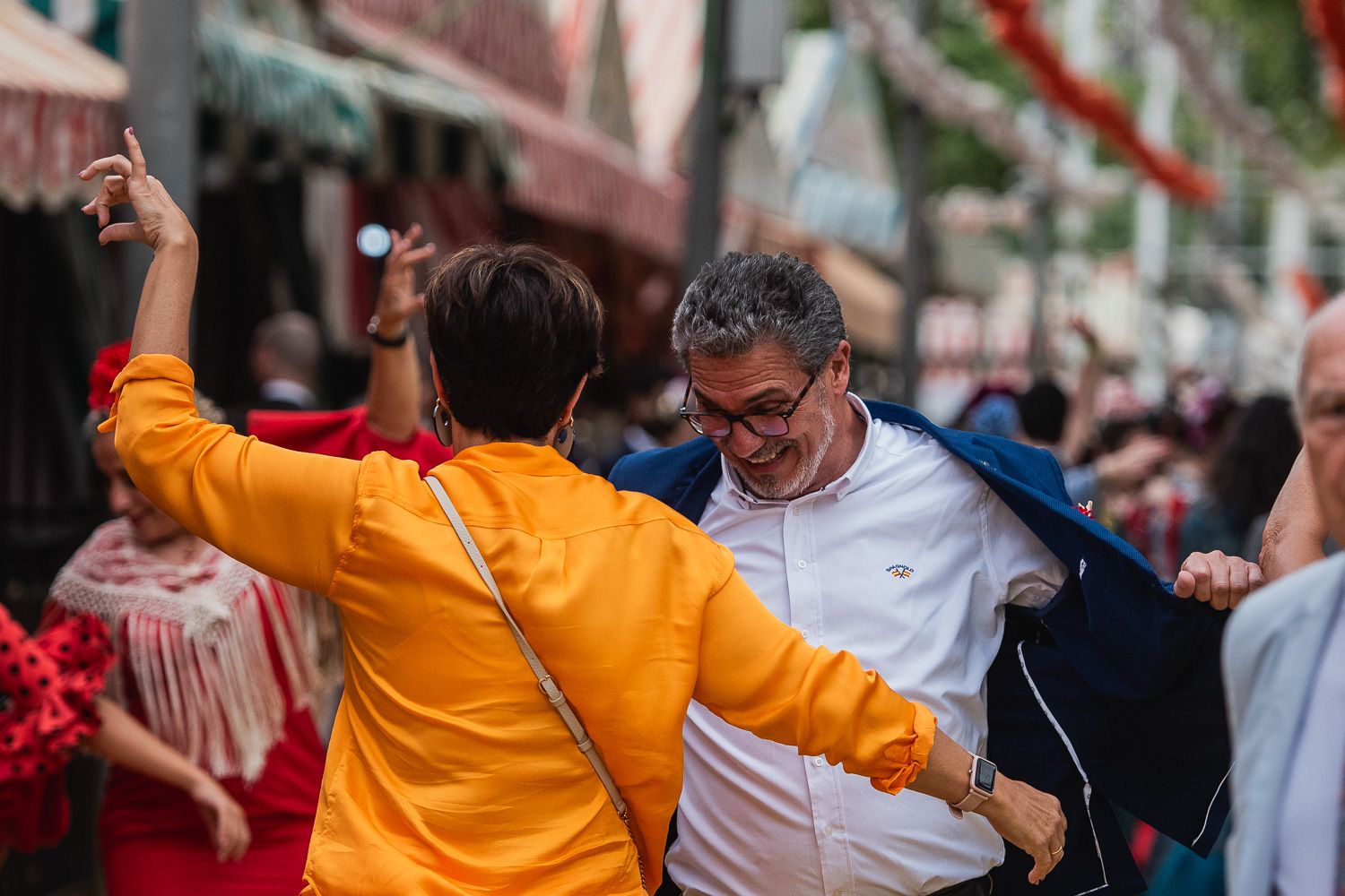 El viernes de la Feria de Sevilla.