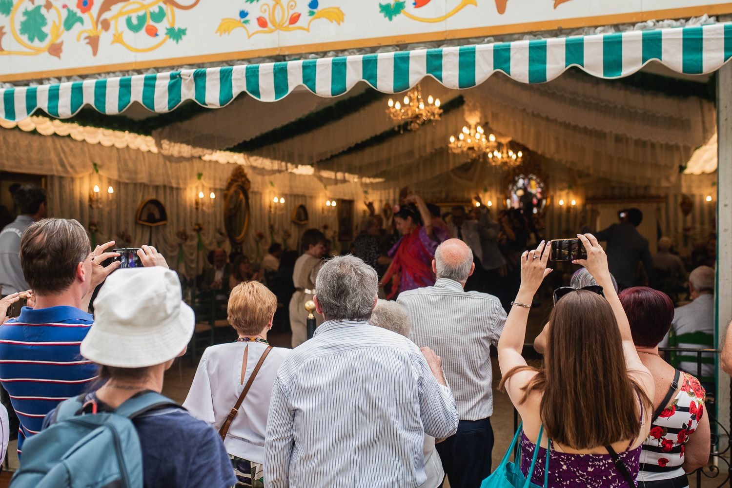 El viernes de la Feria de Sevilla.