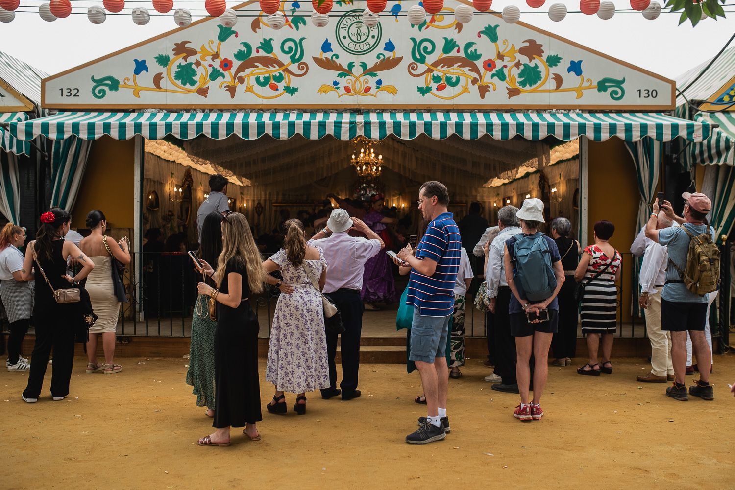 El viernes de la Feria de Sevilla.
