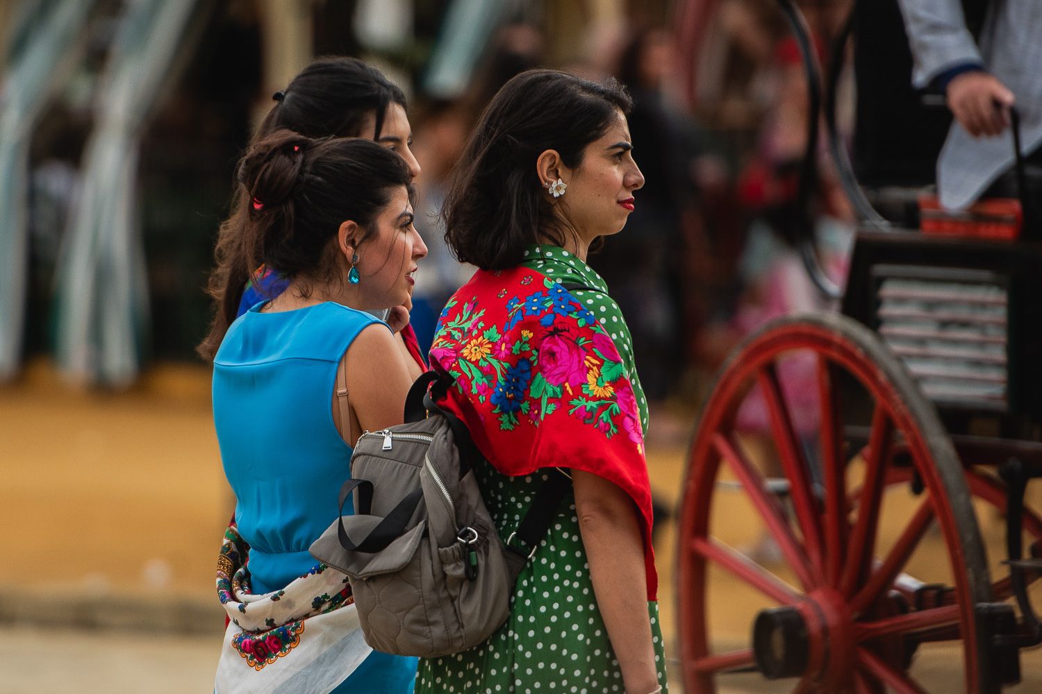 El viernes de la Feria de Sevilla.
