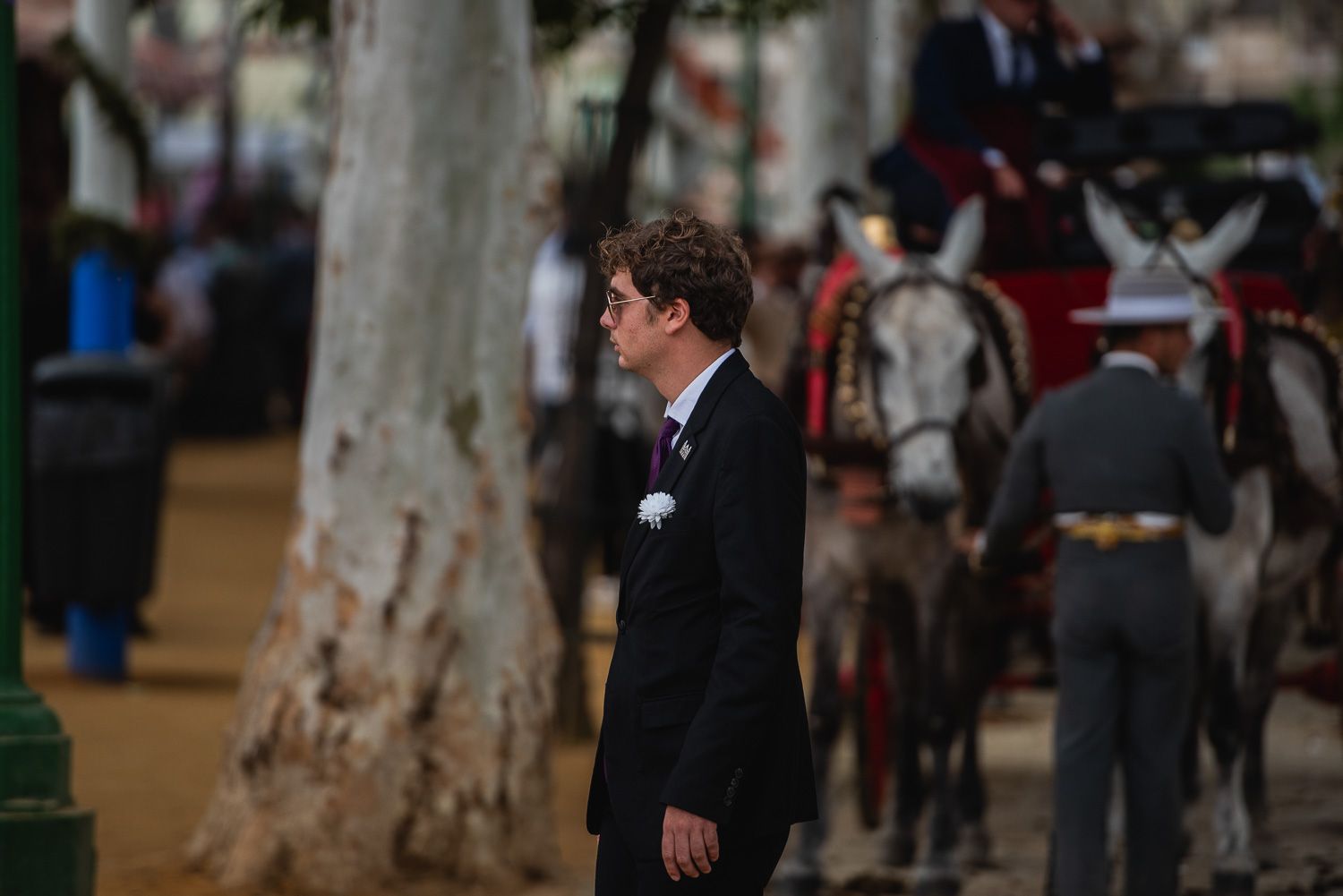 El viernes de la Feria de Sevilla.