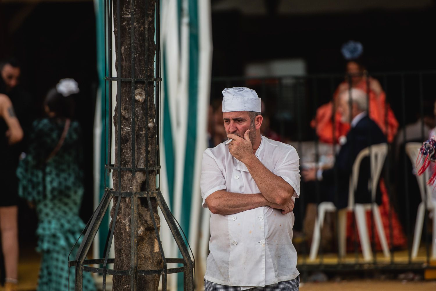 El viernes de la Feria de Sevilla.