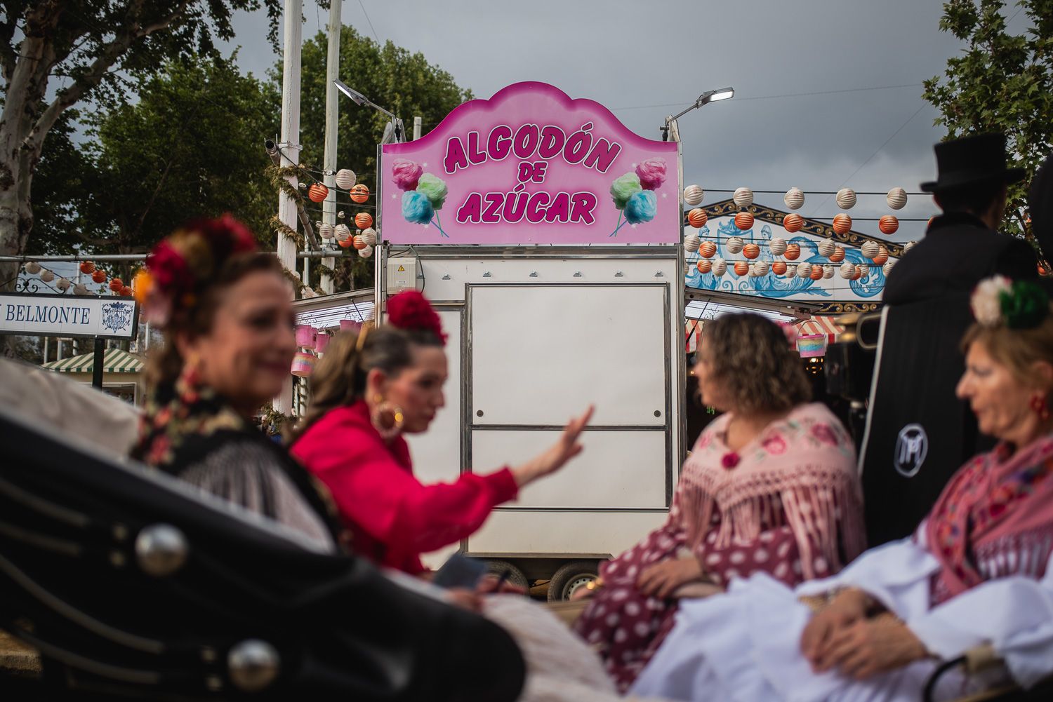 El viernes de la Feria de Sevilla.