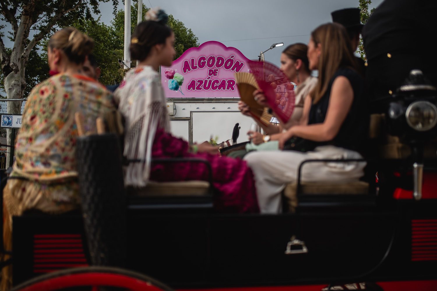 El viernes de la Feria de Sevilla.