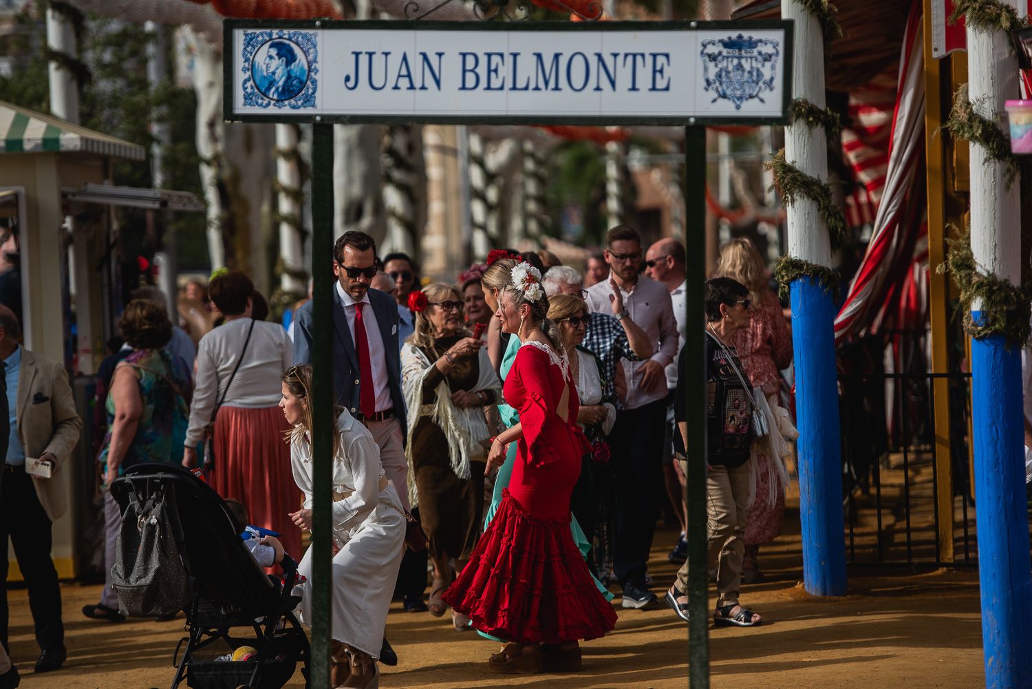 El viernes de la Feria de Sevilla.