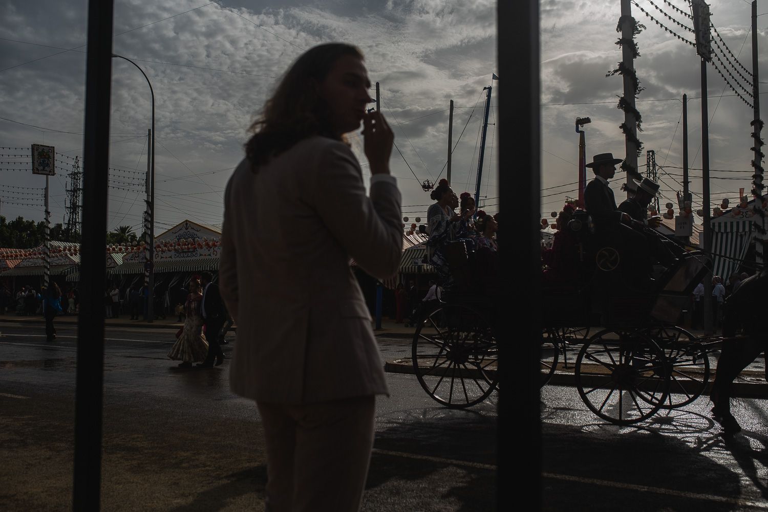 El viernes de la Feria de Sevilla.