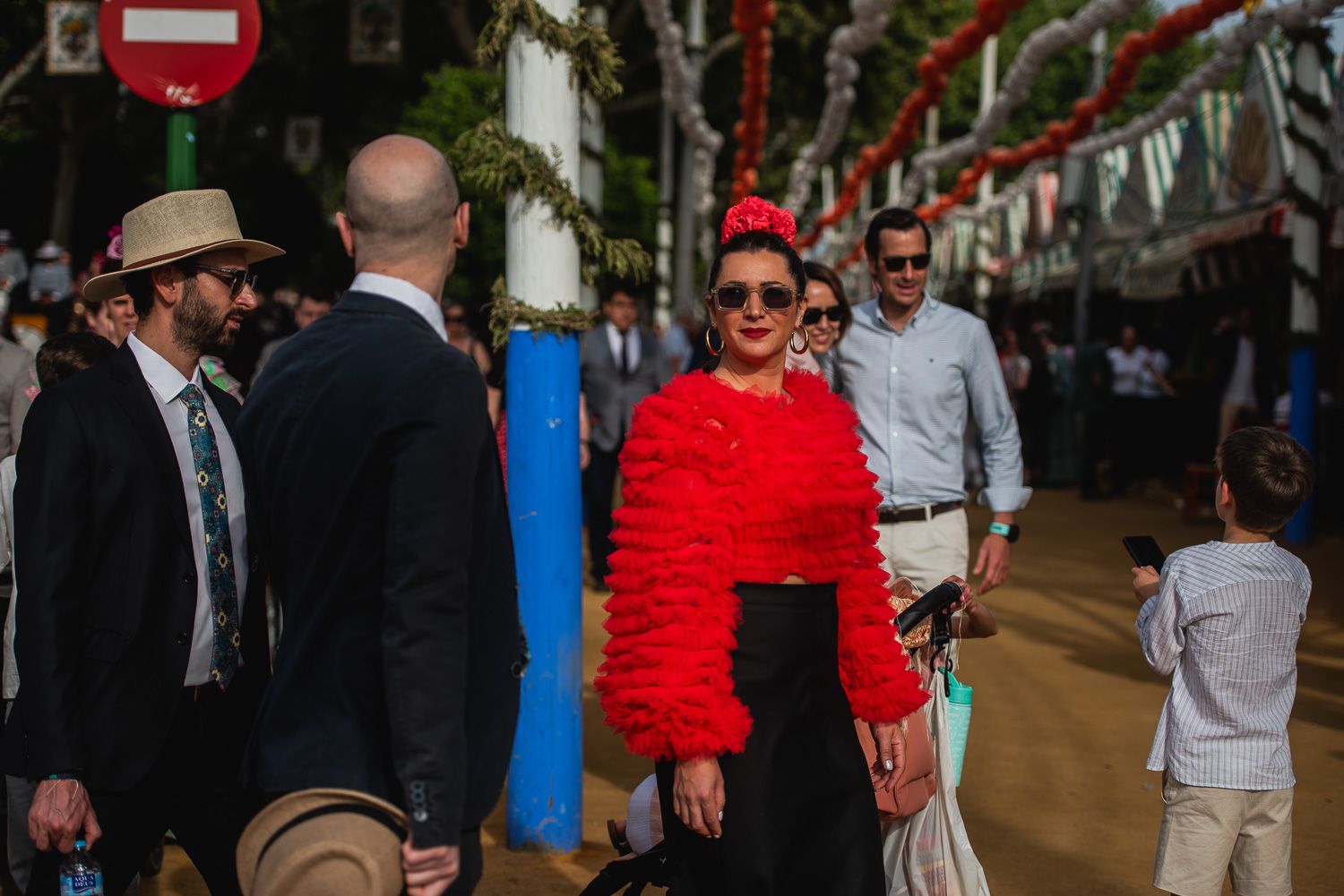 El viernes de la Feria de Sevilla.