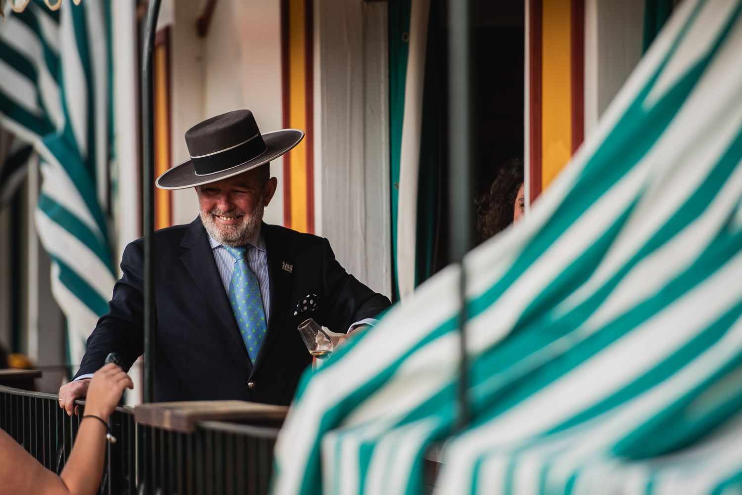 El viernes de la Feria de Sevilla.