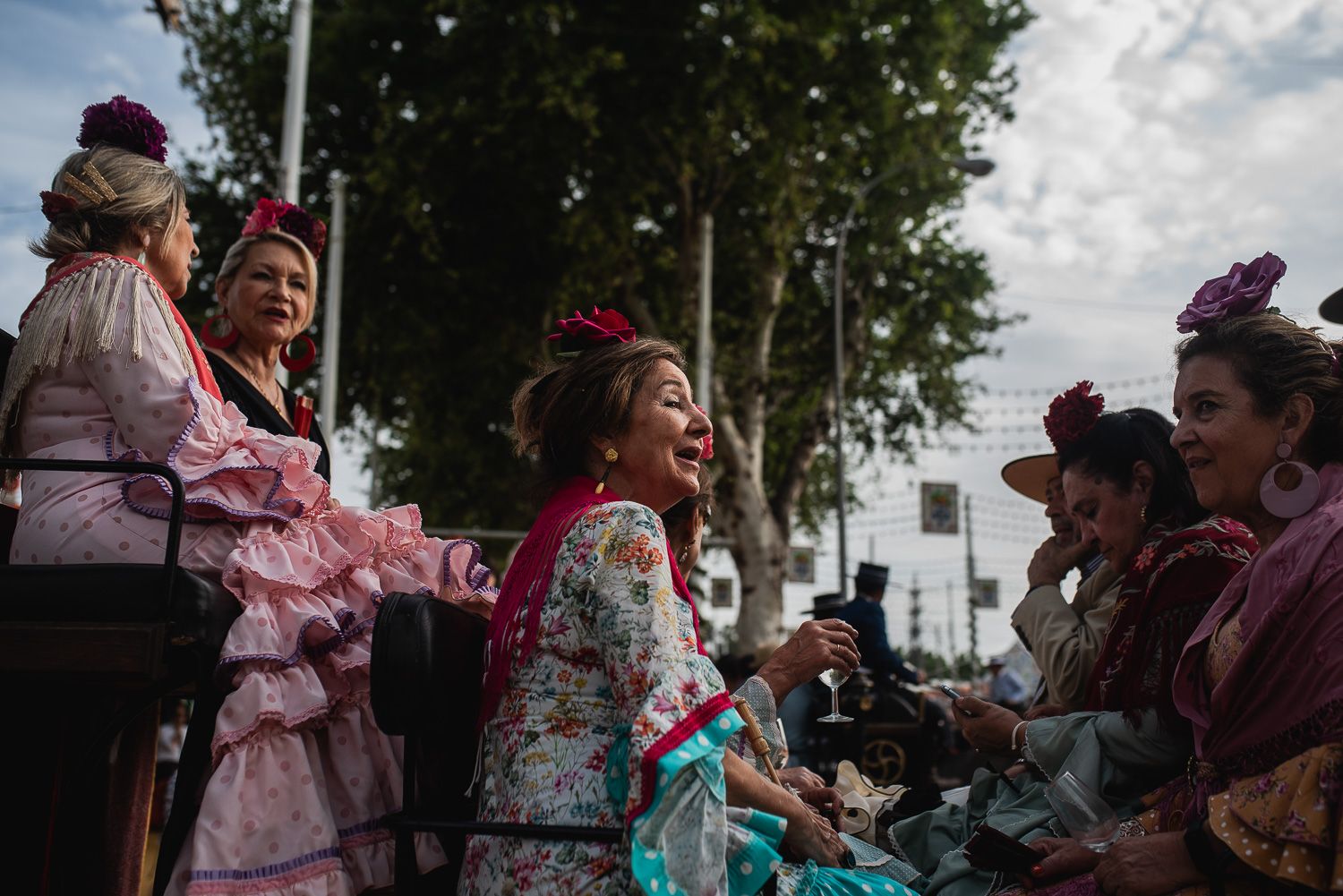 El viernes de la Feria de Sevilla.