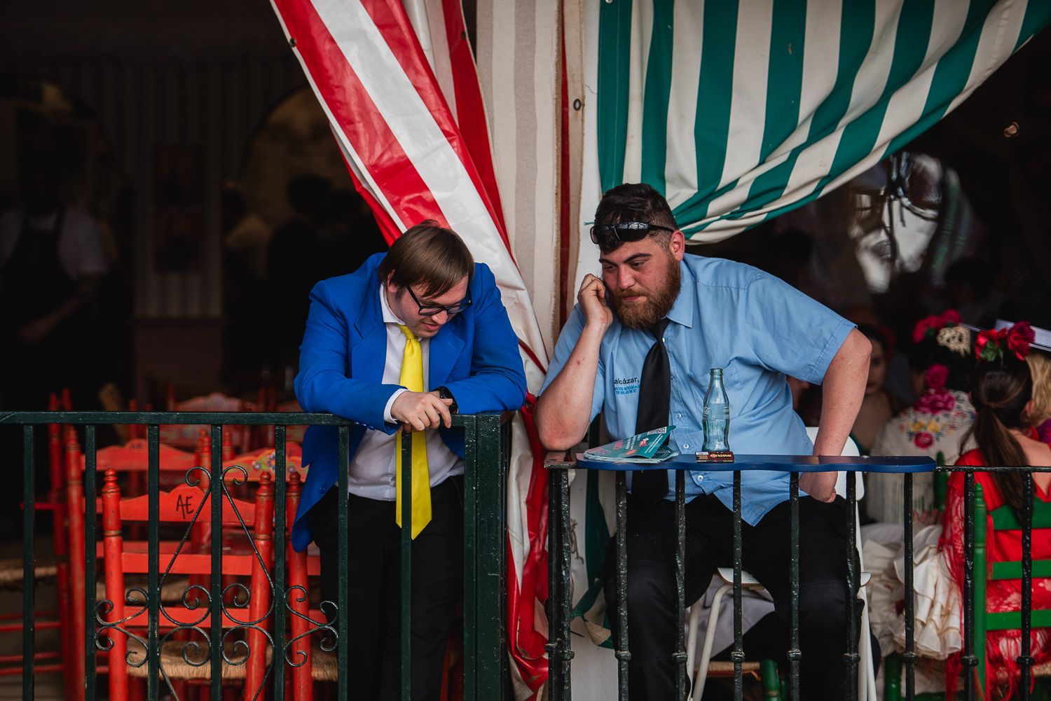 El viernes de la Feria de Sevilla.
