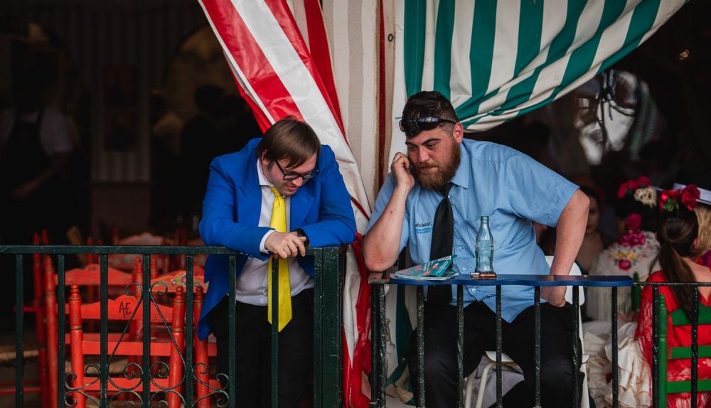 El viernes de la Feria de Sevilla.