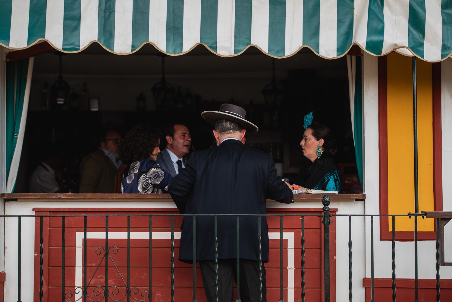 El viernes de la Feria de Sevilla.