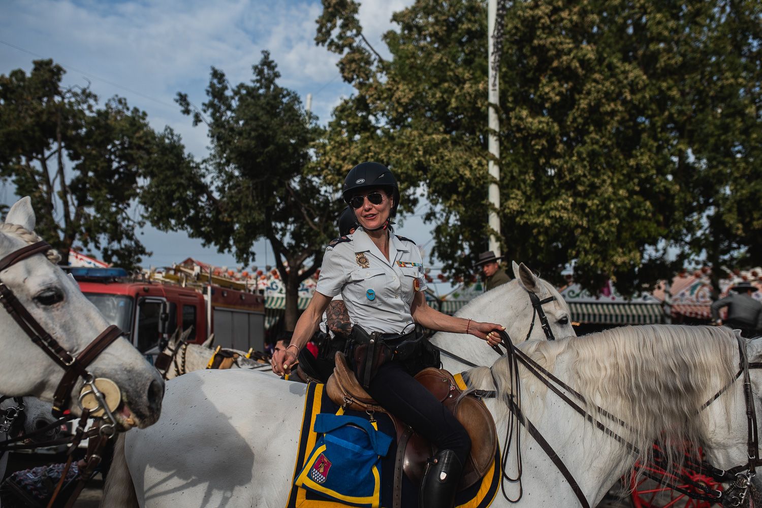 El viernes de la Feria de Sevilla.