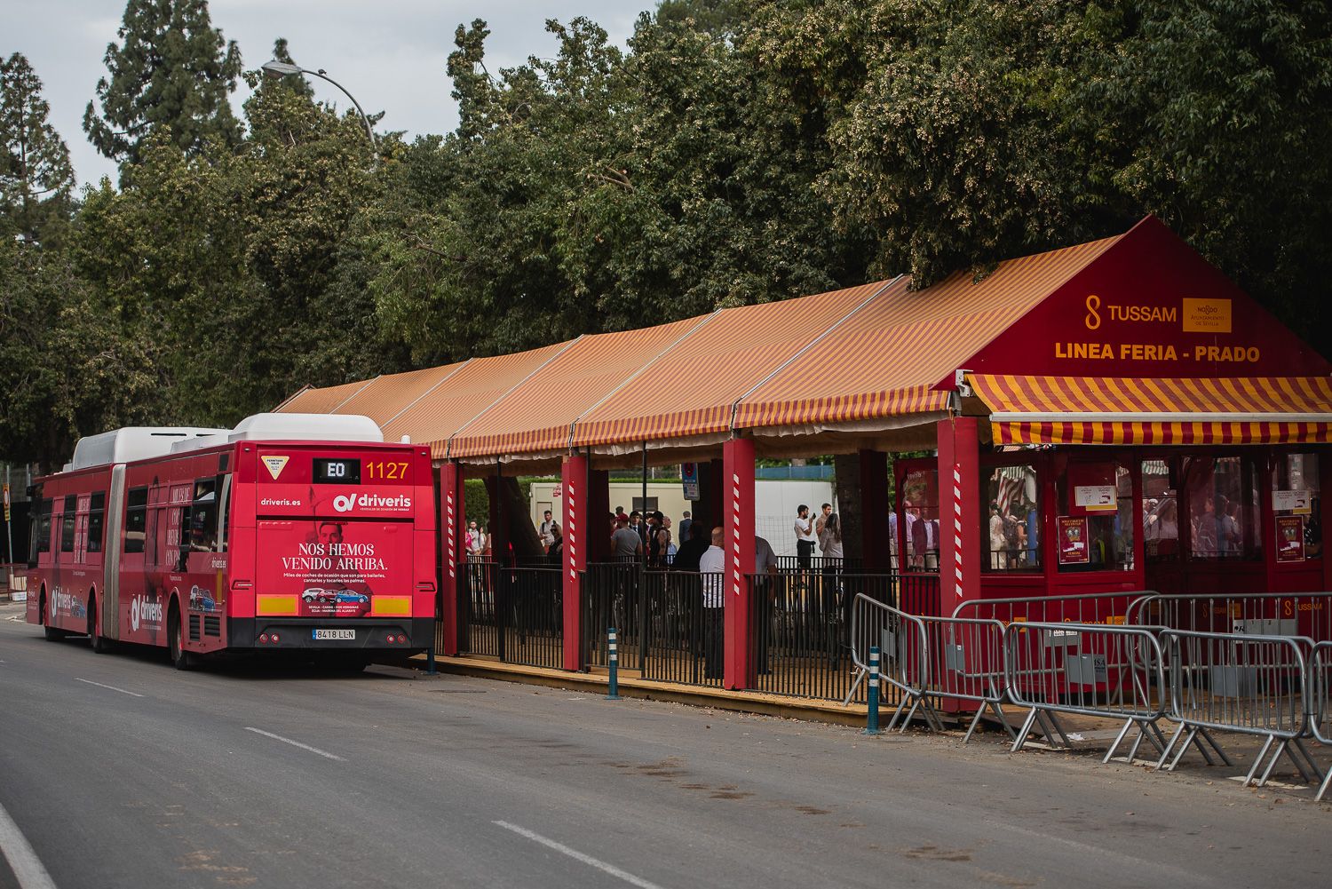 Un momento del viernes en la Feria de Sevilla.