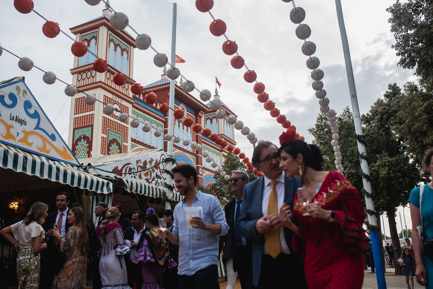 El viernes de la Feria de Sevilla.